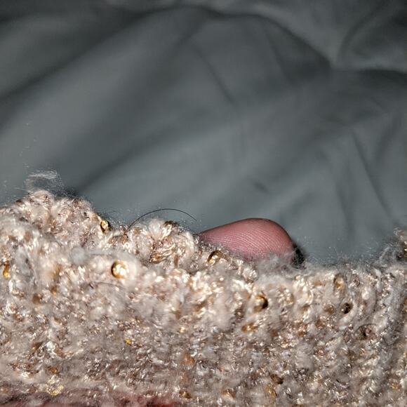 Sweater peach warm Jennifer lopez Sparkly - Picture 8 of 10